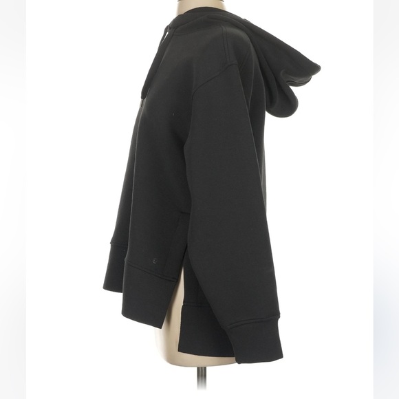 CALIA Women's Soft Scuba Oversized Side Slit Hoodie Black size XS - Picture 3 of 5